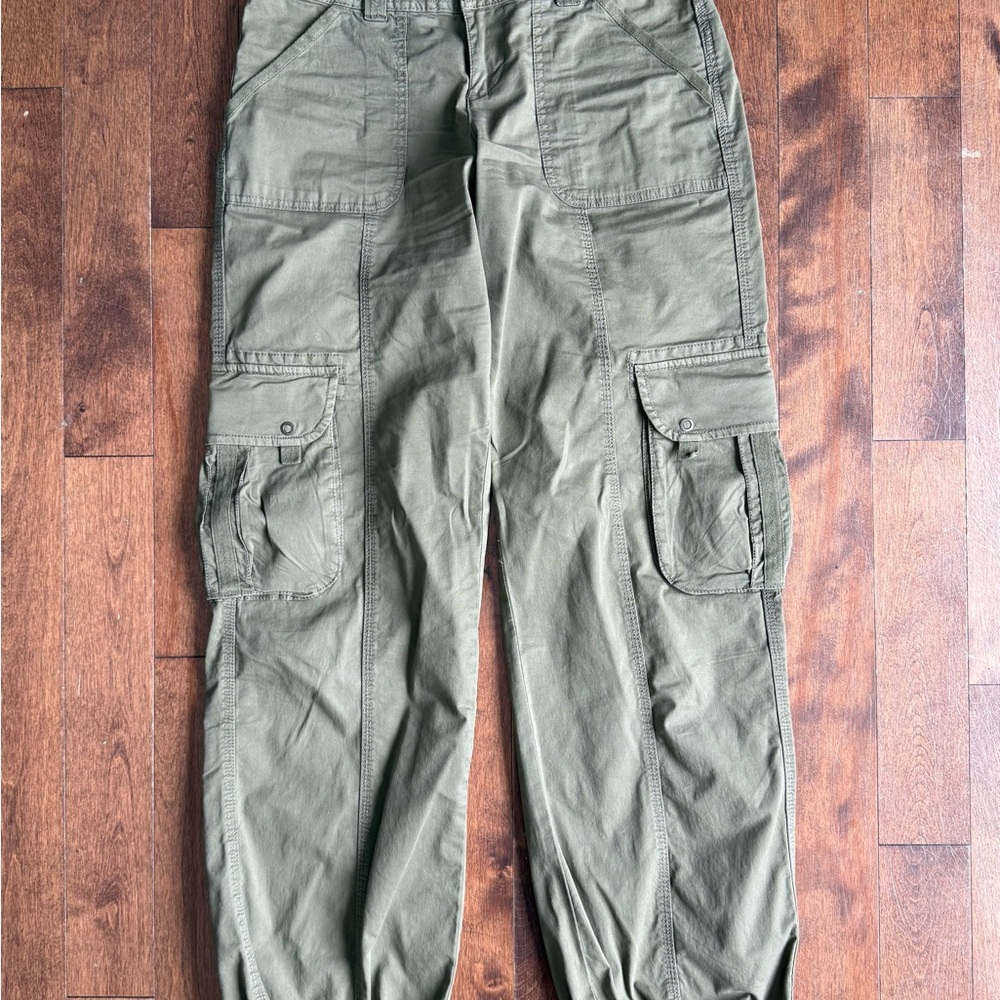 Kaki Cargo Pants